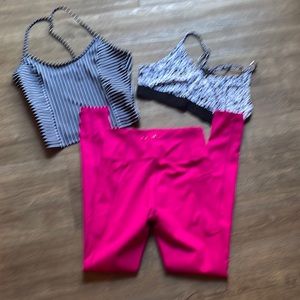 Victoria's Secret leggings & sports bra